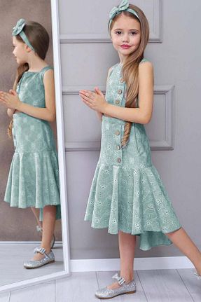 ست بالاتنه و پائین تنه سبز بچه گانه بافتنی Riccotarz - کد 900154243