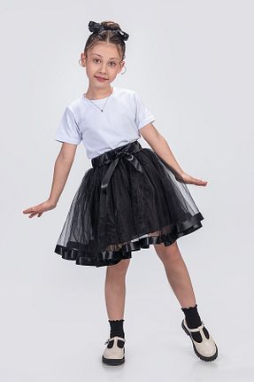 دامن مشکی بچه گانه بافتنی KT PERA BABY - کد 900161117
