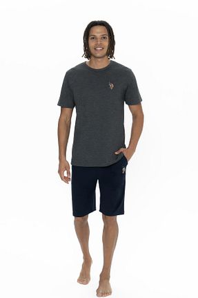 ست لباس راحتی طوسی مردانه ساده U.S. Polo Assn. - کد 899327807