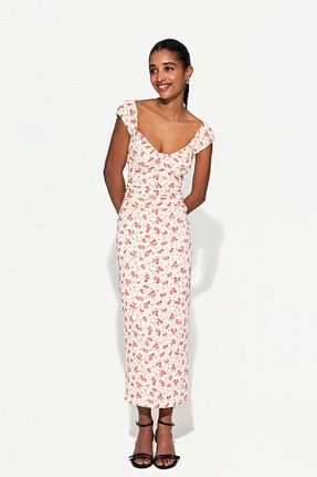 لباس سفید زنانه بافتنی Bershka - کد 899327959