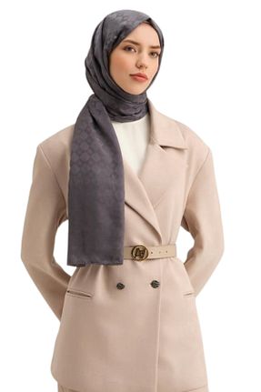 شال طوسی زنانه ابریشم Armine - کد 899332984