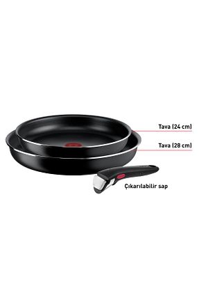 ماهیتابه مشکی زیره دیفوزیون TEFAL - کد 890736069