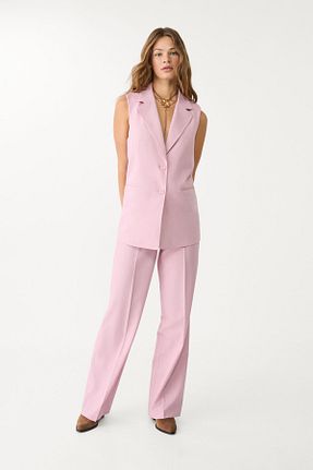 شلوار صورتی زنانه پلی استر Stradivarius - کد 899328208