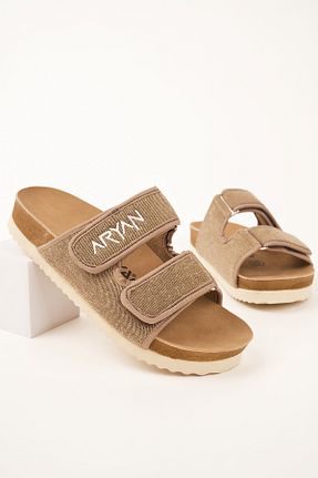 دمپائی بژ زنانه جیر Polomia Comfort - کد 899298782