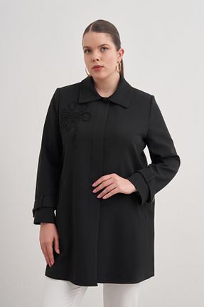 کلاه و ابایا مشکی زنانه بافتنی Aker - کد 899342769