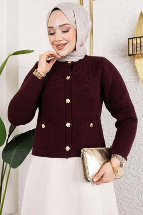 رویه حجاب زرشکی زنانه Relaxed ORCHID - کد 899361230