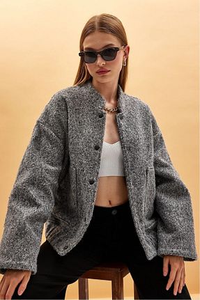 عینک آفتابی طوسی زنانه 50 Nilu Moda - کد 899375816
