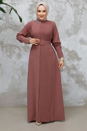 لباس حجاب صورتی زنانه رگولار Neva Style - کد 899374929