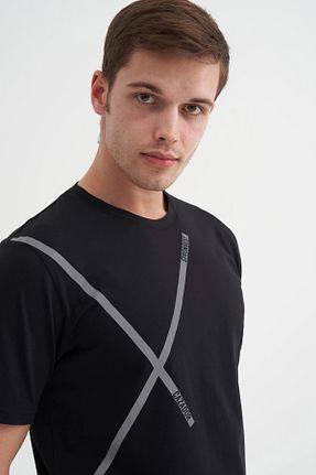 تیشرت مشکی مردانه رگولار Cazador - کد 899359780