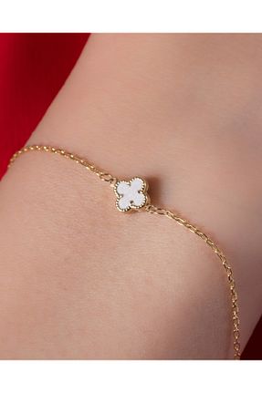 دستبند طلا طلائی زنانه 14 عیار YCL JEWELLERY - کد 900212596
