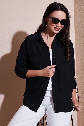 پیراهن مشکی زنانه رگولار Lela - کد 899393271