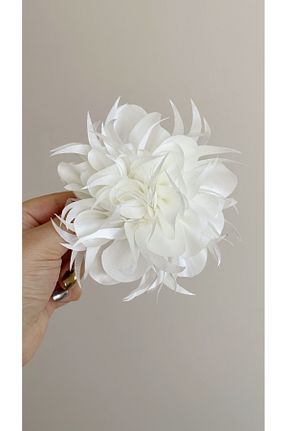 سنجاق سینه سفید زنانه پلی استر Âlâ Atelier - کد 899391565