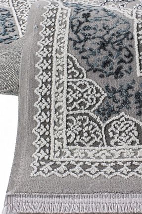 فرش طوسی فرش ماشینی KREASYON HALI - کد 897392616