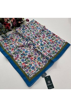 روسری رنگی پلی استر Bonjela - کد 841992442
