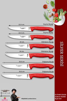 چاقو / ست چاقو Dilimleme Bıçağı LAZBİSA - کد 305329816