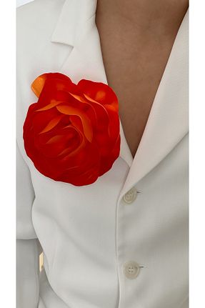 سنجاق سینه نارنجی زنانه پلی استر Âlâ Atelier - کد 899399530