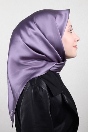 دستمال گردن بنفش زنانه ابریشم Joyas - کد 899422256