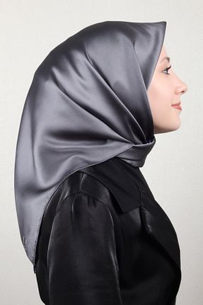 دستمال گردن طوسی زنانه ابریشم Joyas - کد 899421801