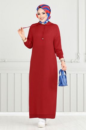 لباس حجاب قرمز زنانه رگولار ModaMerve - کد 900281317