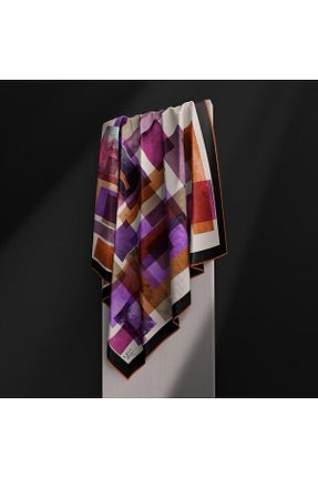 روسری رنگی پلی استر Levidor - کد 808380676