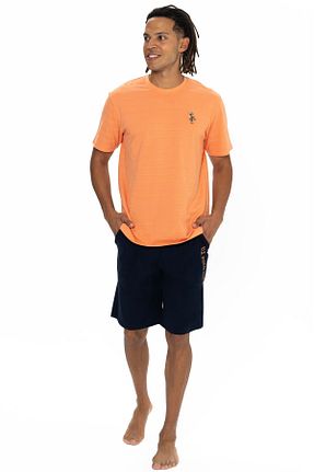 ست لباس راحتی نارنجی مردانه پنبه ای U.S. Polo Assn. - کد 899424028