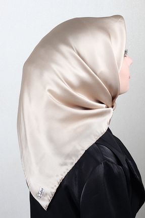 دستمال گردن طلائی زنانه ابریشم Joyas - کد 899421804