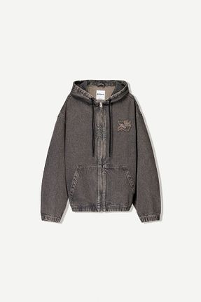 کت قهوه ای مردانه Relaxed Bershka - کد 899429912