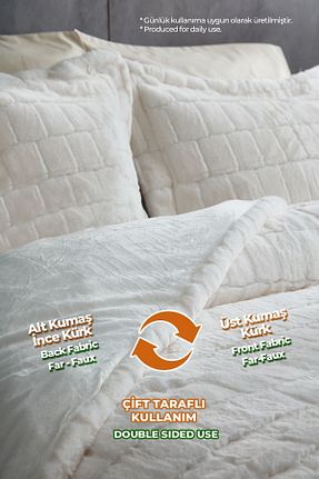 روتختی دونفره نباتی پلی استر Evlen Home Collection - کد 777349596