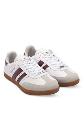 کفش اسنیکر سفید مردانه بند دار Slazenger - کد 899430250