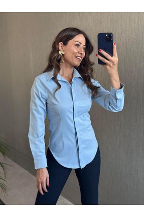 پیراهن آبی زنانه اسلیم فیت Forlady4 - کد 899428693