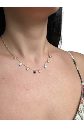 گردنبند استیل ( فولاد ) طلائی زنانه استیل (فولاد) NiAccessory - کد 899434295