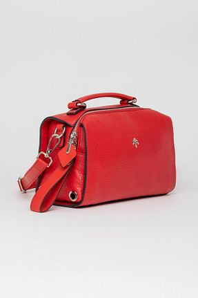 کیف دوشی قرمز زنانه چرم مصنوعی Jacquline - کد 831919227