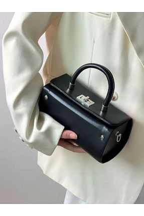 کیف دوشی مشکی زنانه چرم مصنوعی ARONA - کد 899439343