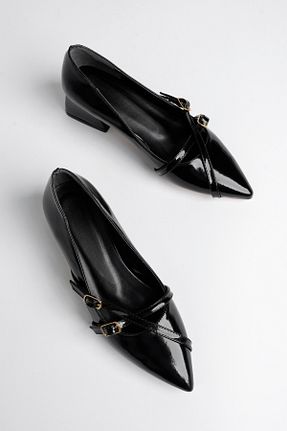 بابت مشکی زنانه چرم لاکی Marshetta Shoes - کد 873923296