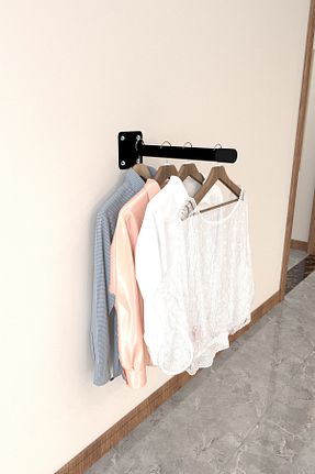 چوب لباسی مشکی فلزی Navis Home - کد 837279052