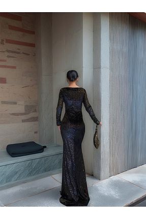 لباس مشکی زنانه بافتنی Trendusfashion - کد 900284251