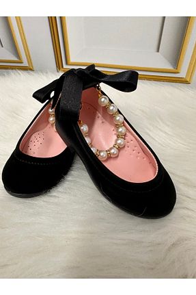 کفش مجلسی مشکی بچه گانه پاشنه تخت Stellababydesign - کد 899445725
