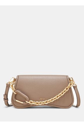 کیف دوشی قهوه ای زنانه Dkny - کد 899451484