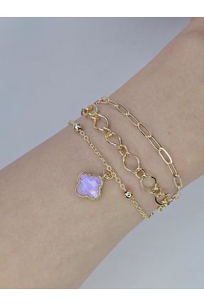 دستبند استیل (فولاد) بژ بچه گانه استیل (فولاد) Roya Happiness - کد 899449001