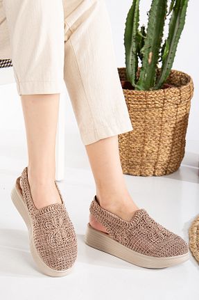 صندل قهوه ای زنانه پاشنه تخت Mc vay Shoes - کد 899448110