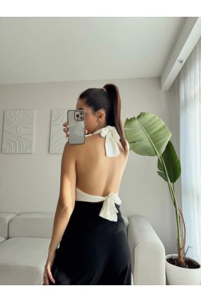 بلوز سفید زنانه رگولار Zoom Butik - کد 900534987