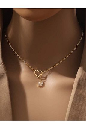 گردنبند جواهر طلائی زنانه روکش طلا Asia by Leuvoié - کد 899485200