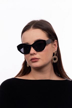 عینک آفتابی مشکی زنانه 52 GlimmerGroove - کد 899499571