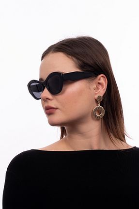 عینک آفتابی مشکی زنانه 52 GlimmerGroove - کد 899499571