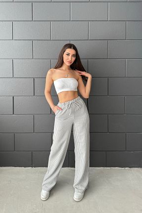 شلوار طوسی زنانه پنبه - الاستین Sun Victoria - کد 899497907
