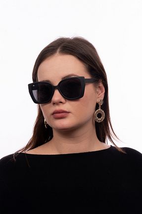 عینک آفتابی مشکی زنانه 53 GlimmerGroove - کد 899500868