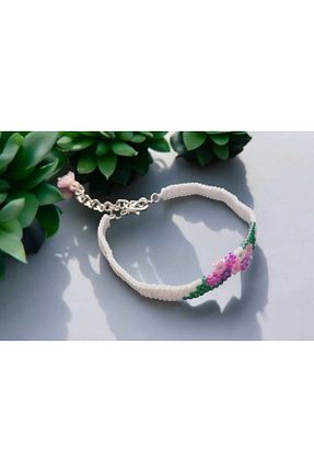 دستبند جواهر رنگی زنانه منجق dizi craft - کد 900342471