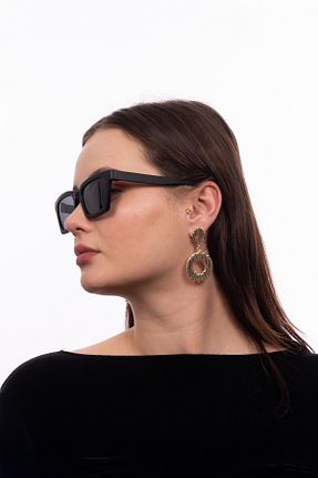 عینک آفتابی مشکی زنانه 49 GlimmerGroove - کد 899502545