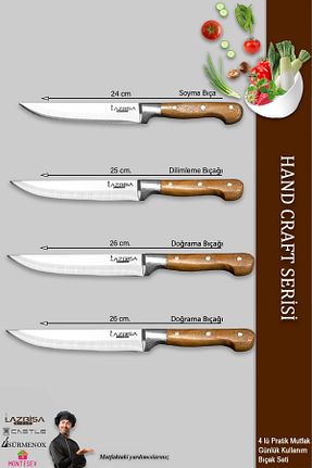 چاقو / ست چاقو Şef Bıçağı LAZBİSA - کد 74087392