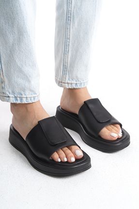 دمپائی مشکی زنانه پارچه ای Limeo - کد 899507597